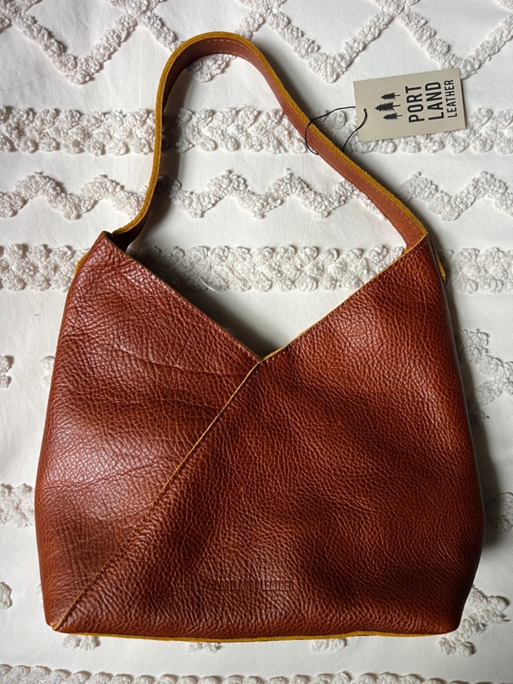 NWT Portland Leather Large Naomi in Sienna Shoulder Bag - Almost Perfect - Picture 1 of 7